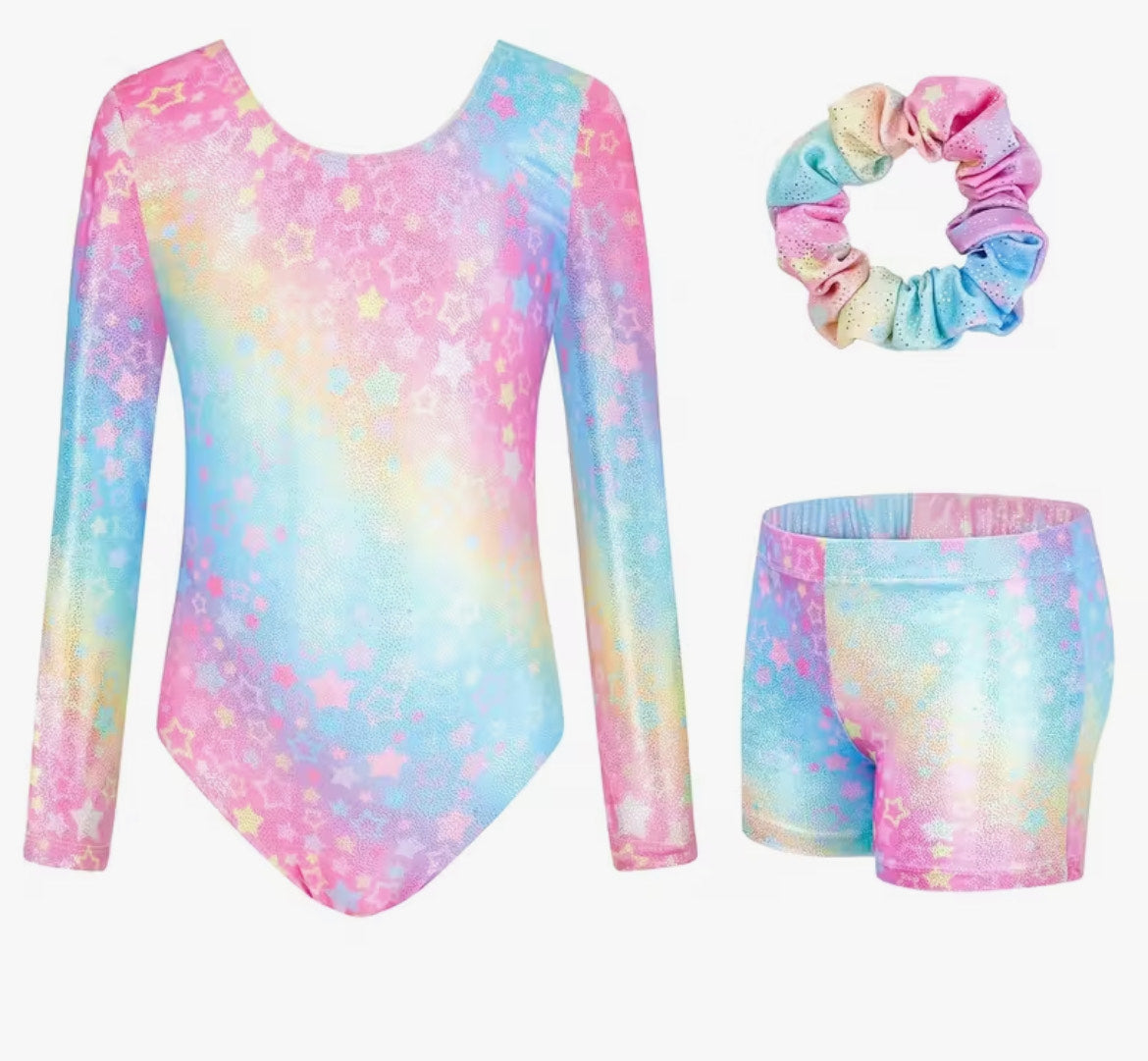 Rainbow leotard set