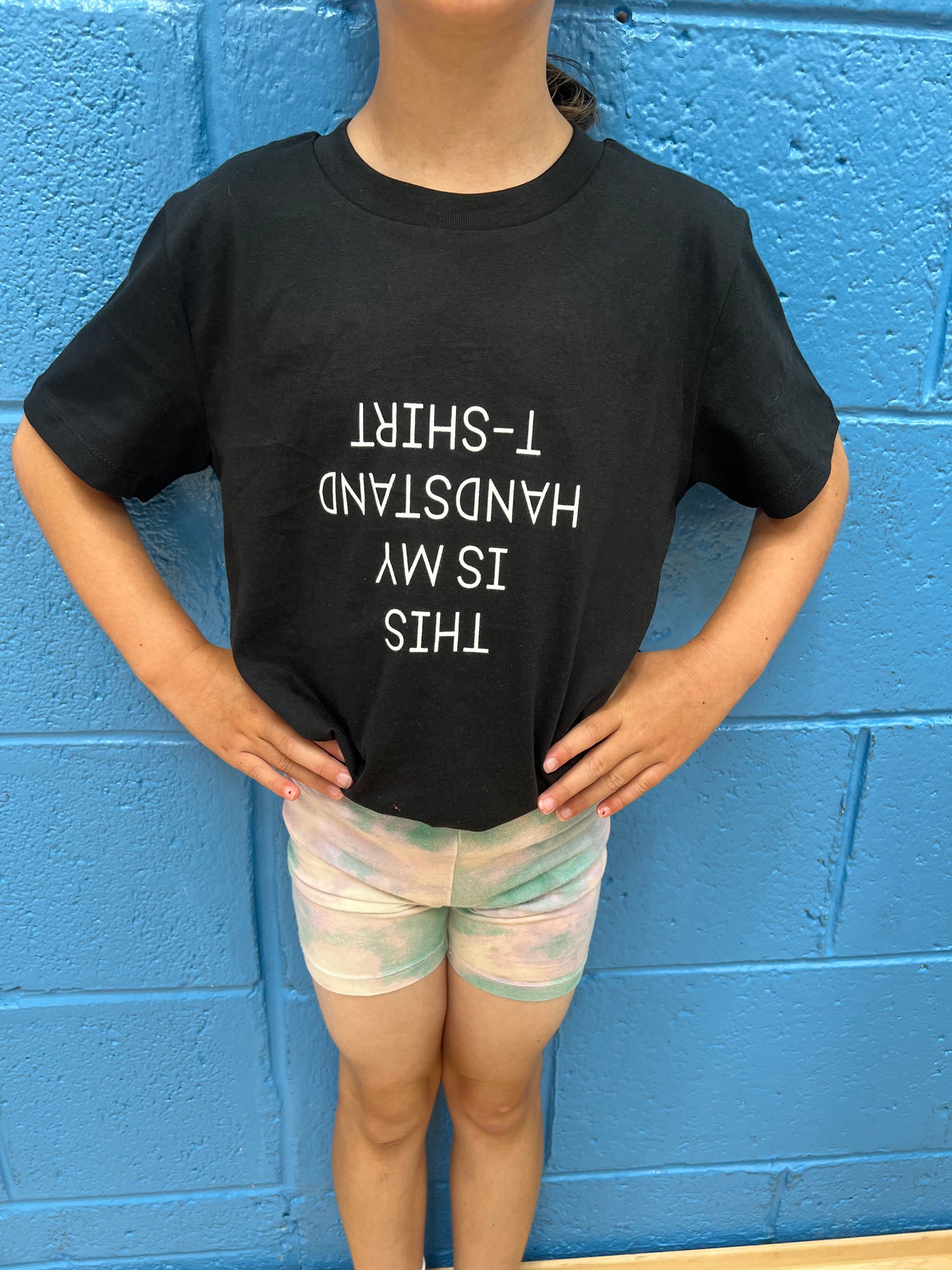 This is my handstand T-shirt. Organic Cotton Kids t-shirt